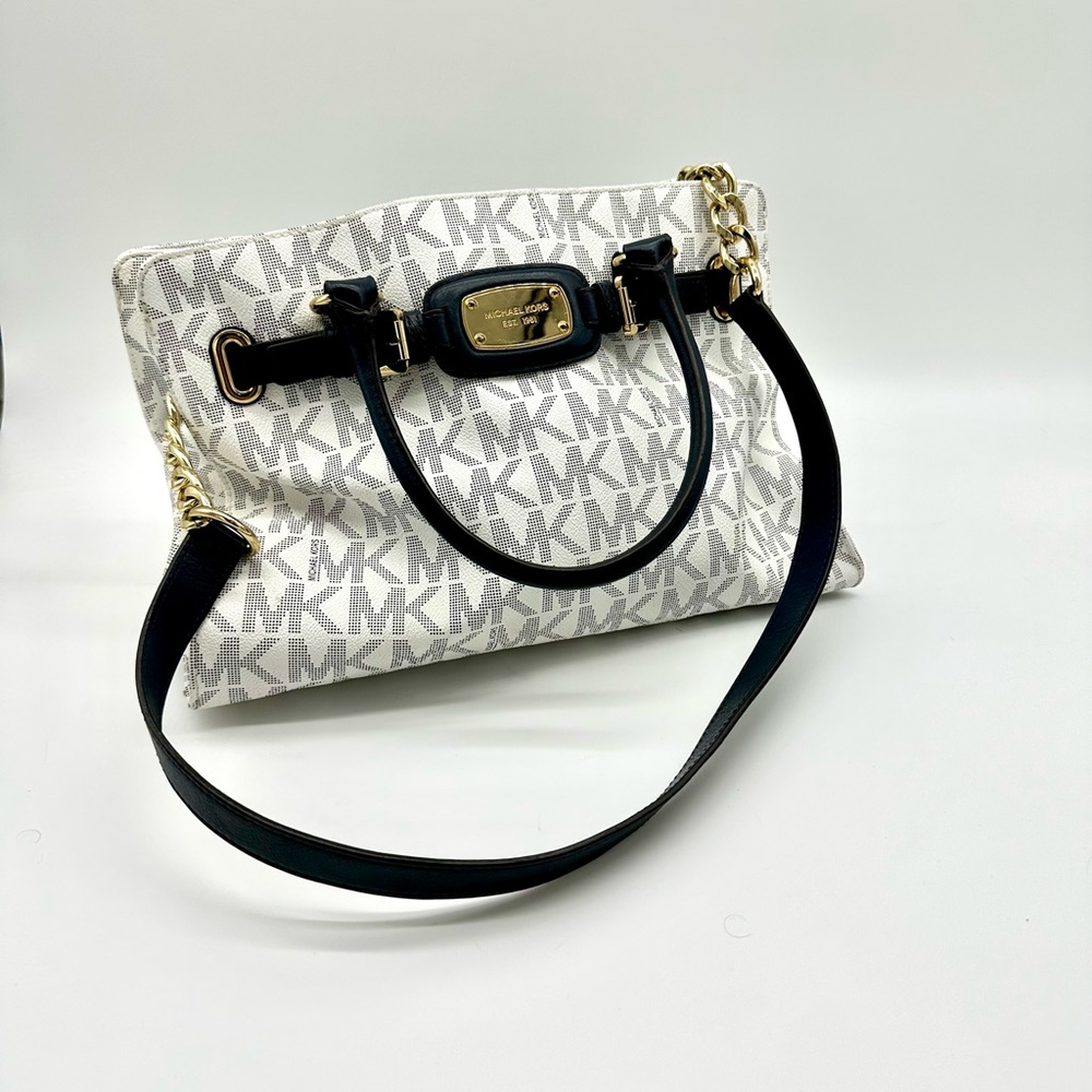 Michael Kors Hamilton Large White Tote